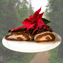 Load image into Gallery viewer, PRE-RECORDED 🎥 Yule log Christmas cake 🪵 online class